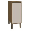 Ver imagem 1 de Módulo Inferior Cozinha Vitoria 01 Porta 35cm - Carvalho/offwhite