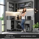 Ver imagem 7 de Armário de Cozinha Completa de Canto 265cm Nice Madesa