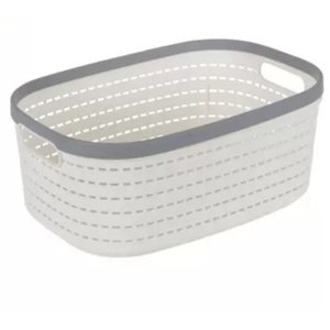 Cesta Organizadora Box Pratic Medio - Branco - Monte Libano