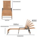 Ver imagem 2 de Espreguiçadeira Catar Corda em Náutica Jardim Alumínio Trama