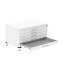 Ver imagem 4 de Mapoteca Mont 5 Gavetas 71,3cm x 120,4cm Aço Branco