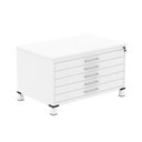 Ver imagem 2 de Mapoteca Mont 5 Gavetas 71,3cm x 120,4cm Aço Branco