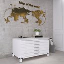 Ver imagem 1 de Mapoteca Mont 5 Gavetas 71,3cm x 120,4cm Aço Branco