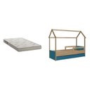 Ver imagem 3 de Cama Infantil Montessoriana com Cama Auxiliar 2 Colchões