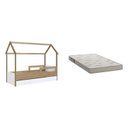 Ver imagem 3 de Cama Infantil Montessoriana com Cama Auxiliar 2 Colchões