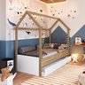 Cama Infantil Montessoriana com Cama Auxiliar 2 Colchões - 2