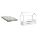 Ver imagem 3 de Cama Infantil Montessoriana com Cama Auxiliar 2 Colchões