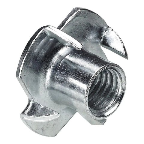 Porca Garra 1/4 Zincada Pacote C/ 400 Peças