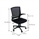 Ver imagem 6 de Kit 10 Cadeiras Escritório Diretor com Relax Tela Mesh Milão 3314