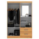 Ver imagem 2 de Guarda Roupa Capelinha Solteiro 2 Portas 2 Gavetas Premium