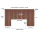 Ver imagem 4 de Ripas para Cabeceira de Cama Casal/Queen/King 240cm Marrom