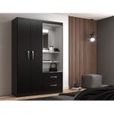 Ver imagem 1 de Guarda Roupa Capelinha Solteiro 2 Portas e 2 Gavetas Premium Yescasa