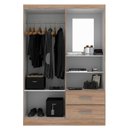 Ver imagem 2 de Guarda Roupa Capelinha Solteiro 2 Portas 2 Gavetas Premium