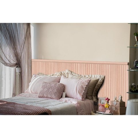 Ripas para Cabeceira de Cama Casal/Queen/King 240cm Bege