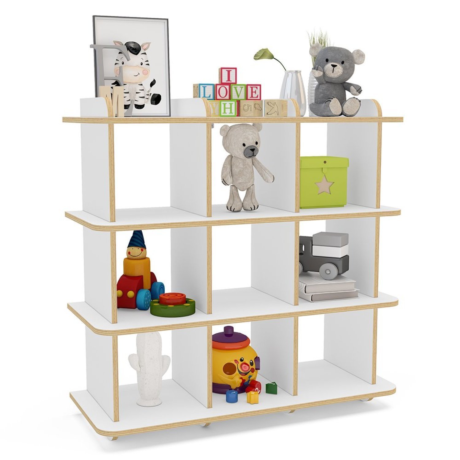 Nicho Organizador Infantil Lucca com Cantos Arredondados com Certificação Fsc® - 2