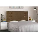 Ver imagem 2 de Cabeceira Gênova Para Cama Box Queen 160 cm Suede - D’Rossi - Caramelo