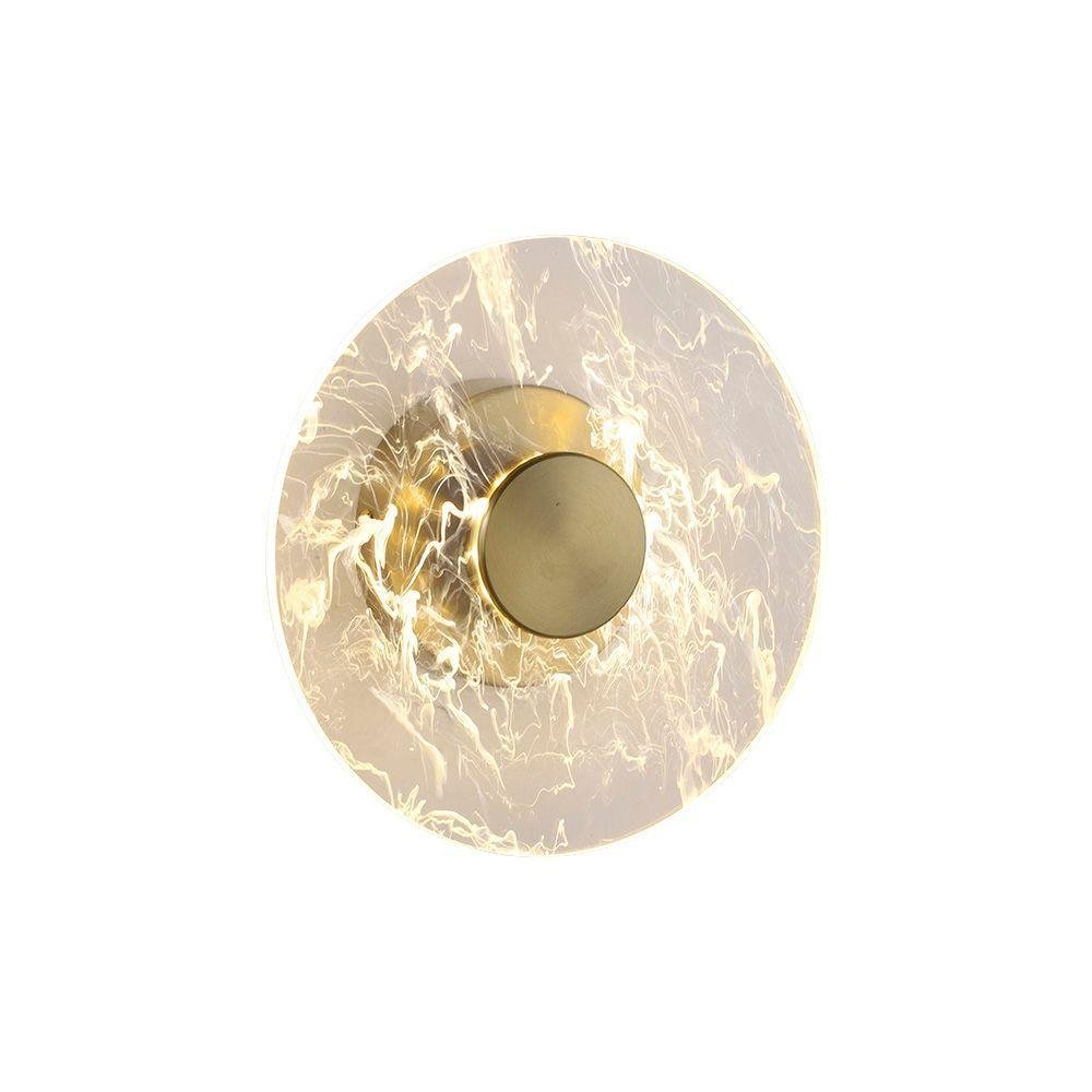 Arandela Skylight Botton 3111 Led Bivolt Dourado - Transparente - 1