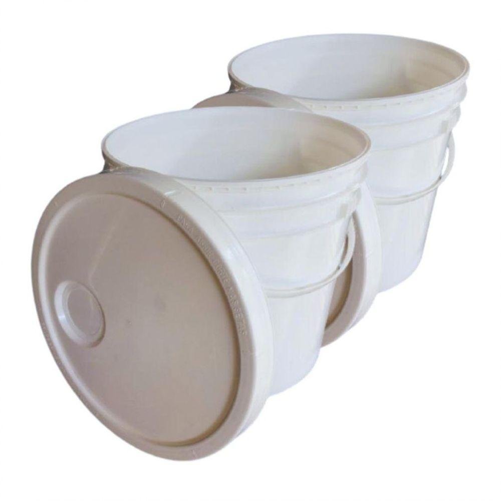 Balde Alça Plastica para Marmita 5 Litros 02 Peças - 1
