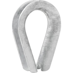 Anilha p/ cabo de aço 5/8" pesado galvanizada Vonder Plus