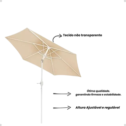 Ombrelone Summer - Bege Claro - 3