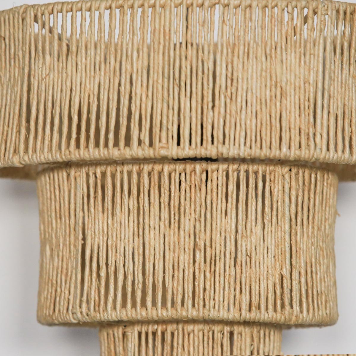 Luminária de Palha Aramada Boho - 6