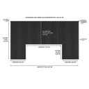 Ver imagem 5 de Ripas para Cabeceira de Cama Casal/Queen/King 240cm Preto