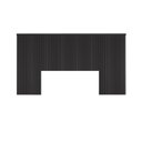 Ver imagem 4 de Ripas para Cabeceira de Cama Casal/Queen/King 240cm Preto