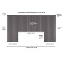 Ver imagem 5 de Ripas para Cabeceira de Cama Casal/Queen/King 240cm Cinza