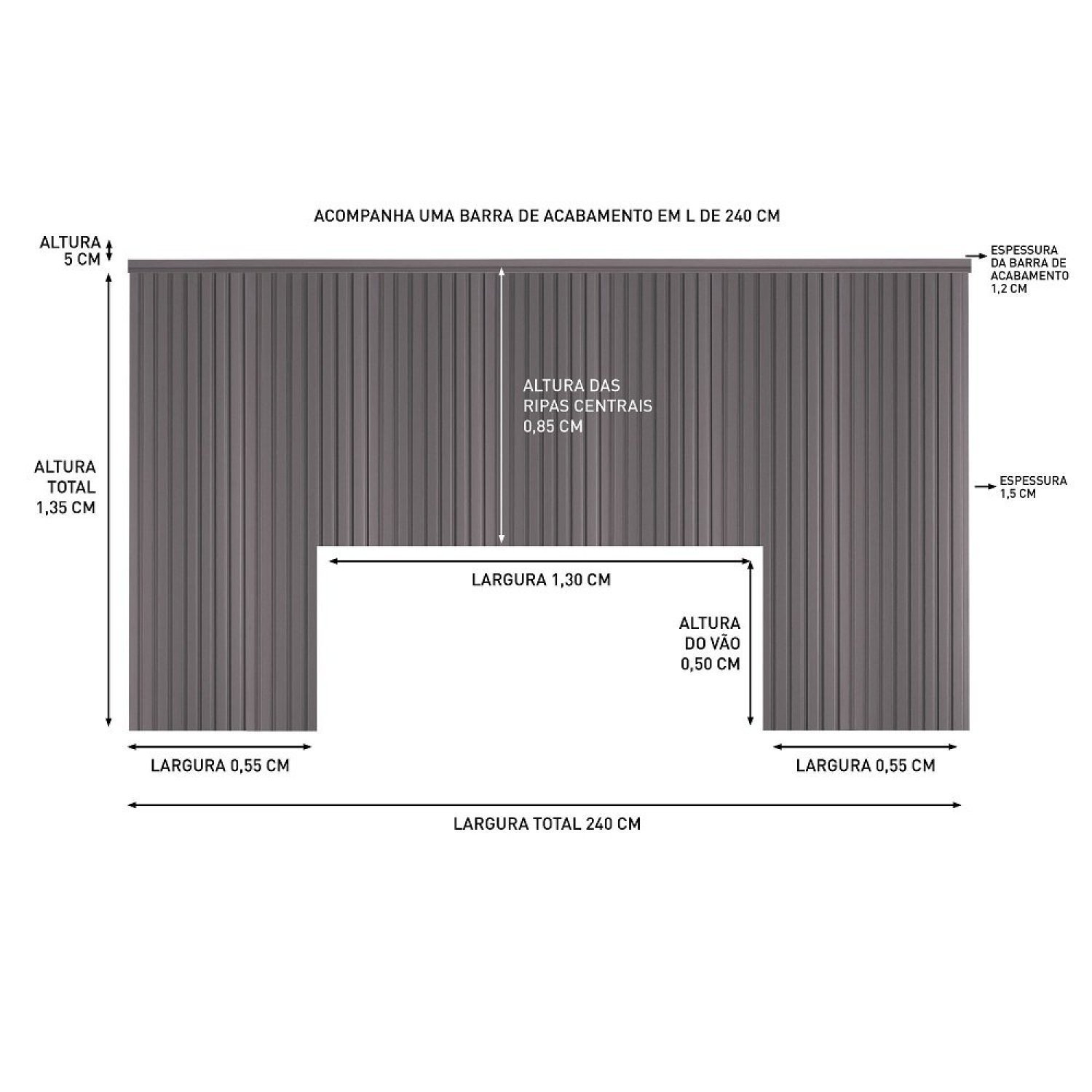 Ripas para Cabeceira de Cama Casal/queen/king 240cm - 5