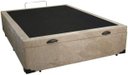 Ver imagem 1 de Cama Box Baú Casal Blindado Suede Bege com Pistão a Gás