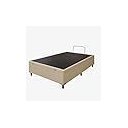 Ver imagem 5 de Cama Box Baú Casal Blindado Suede Bege com Pistão a Gás