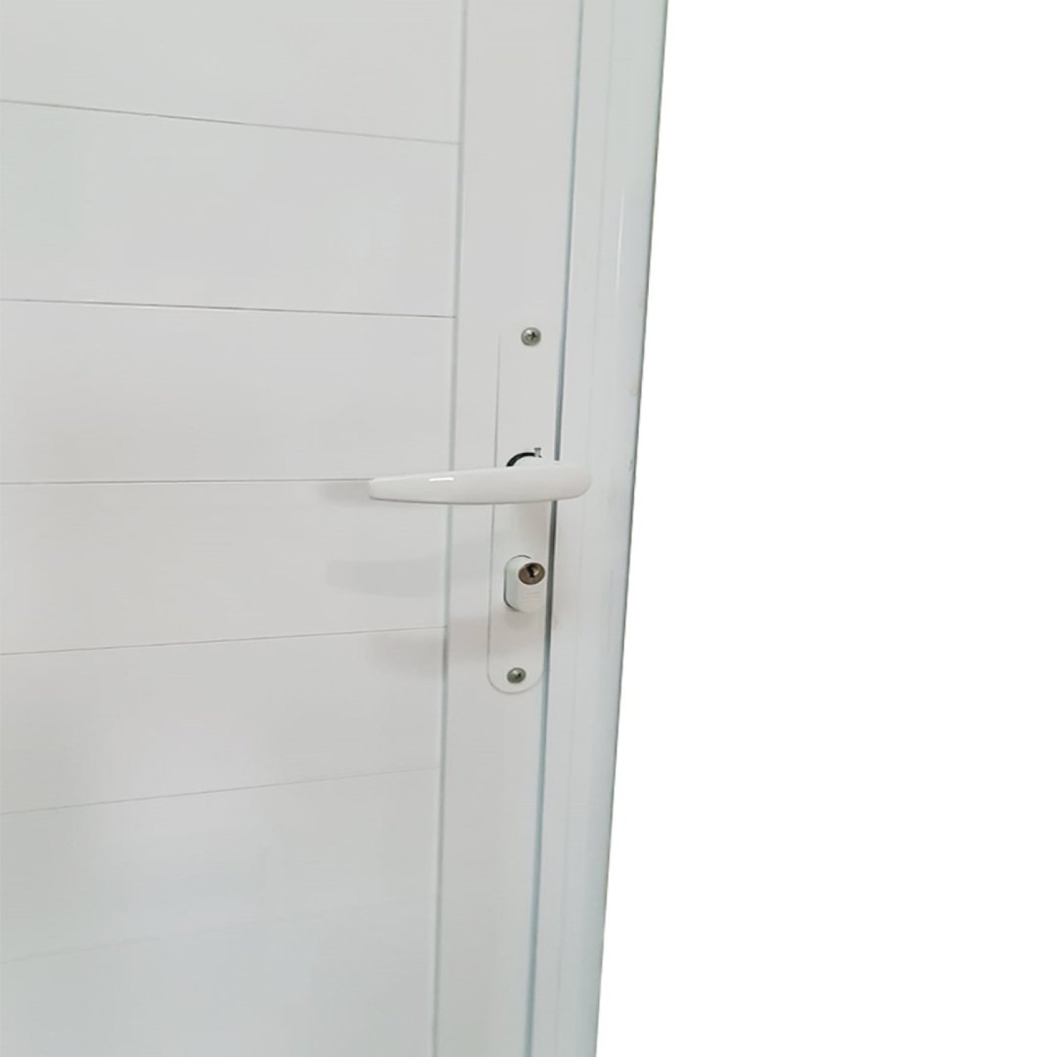 Porta Lambril de Alumínio 210 X 80cm com Maçaneta Linha 25 Lado Direito Esquadrias Bergamo - 6