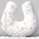 Ver imagem 1 de Almofada de Amamentação Travesseiro Floral com Borboletas