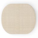 Ver imagem 7 de Kit 02 Puffs Decorativo Orgânico para Living Quarto 70cm Doha W01 Linho Palha - Lyam Decor