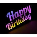 Ver imagem 3 de Painel Letreiro Led Luminoso Happy Birthday Feliz Niver