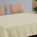 Ver imagem 2 de Toalha de Mesa 6 Lugares Tecido Oxford Liso 1 Peça Básica Cozinha Mesa de Jantar Palha