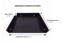 Ver imagem 3 de Tampa de Proteção Fogão Cooktop 1 Boca MDF Preto 31x51x6,5