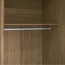 Ver mais imagens de Guarda Roupa Casal Ripado 6 Portas 4 Gavetas Antony com Espelhos