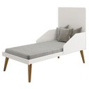 Ver imagem 6 de Quarto Bebê 6 Portas c/ Berço Americano Katatau Branco Acetinado Reller - Henn + Colchão Ortobom