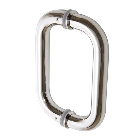 Puxador Duplo DF 909-Inox 202 - Polido - 20 cm