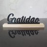 Plaquinha Gratidão Decorativa Frases  - 2
