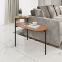 Ver imagem 1 de Mesa de Apoio Lateral Industrial com tampo 100% MDF Moscow