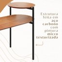 Ver imagem 7 de Mesa de Apoio Lateral Industrial com tampo 100% MDF Moscow