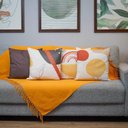 Ver imagem 2 de Kit com 4 Capas para Almofadas Decorativas Figuras Geométricas