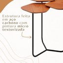 Ver imagem 6 de Mesa de Apoio Lateral Industrial com 3 tampos 100% MDF Napoli