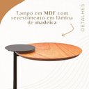 Ver imagem 5 de Mesa de Apoio Lateral em MDF Dublin