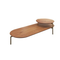 Mesa de Centro Industrial Tampo em MDF Moscow - 2