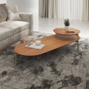 Ver imagem 1 de Mesa de Centro Industrial Tampo em MDF Moscow