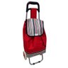 Carrinho de Compras Feira Sacoleira Mercado Cor Vermelho - 3
