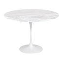 Ver imagem 2 de Conjunto Mesa Saarinen Redonda Espirito Santo 107cm + 4 Cadeiras Eames DSW - Preta